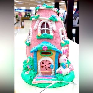 Easter Egg Gingerbread House